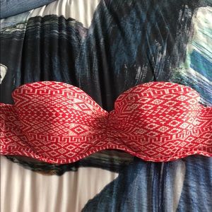 Many different bathing suit tops